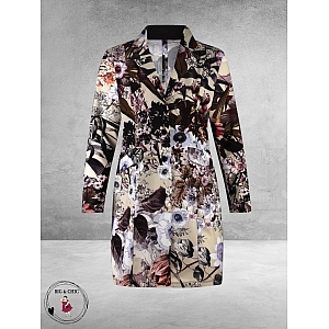 Plus Basics Blazer Long Jacket Winter Garden